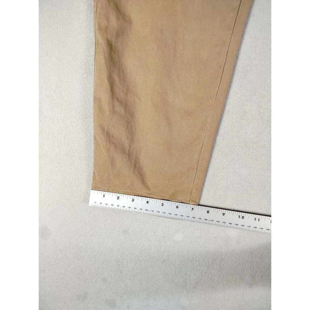 Coldwater Creek Pants Womens 14 Beige Chino Twill Adjustable Waist‎ Stretch